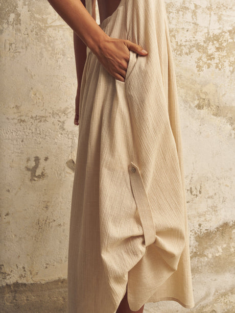 Sahara Sun Maxi Dress - Natural - Sumiye Co