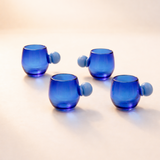 Salinas Cup (Set of 4) - Blue | Artisanal Glasswork