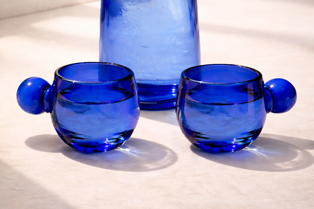 Salinas Cup (Set of 4) - Blue - Sumiye Co
