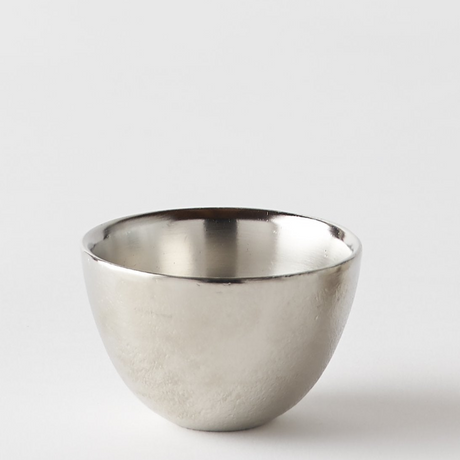 Nickel Pinch Bowls Set of 2