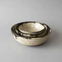 Luna Nesting Bowls | Farmhouse Style Stoneware Clay - Sumiye Co