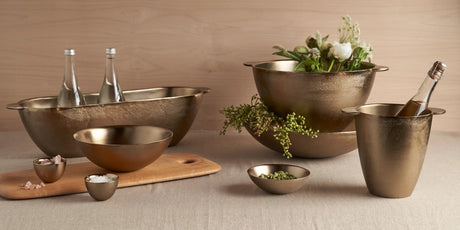 Antique Brass Wine Chiller - Sumiye Co