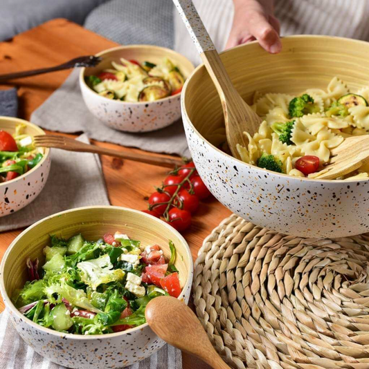 Bamboo Salad Bowl | Eco-Friendly