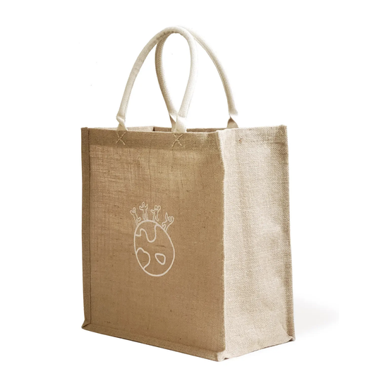Gift & Market Tote Bag | Earth (16”H x 15”W x 9"D) - Sumiye Co