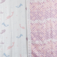 Blanket | Bamboo Muslin - Mermaids & Pink Scales
