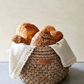 TALLO de OLIVO Fique Bread Basket 6in x 6in | Colombia