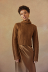 Ribbed Cropped Sweater - Sumiye Co