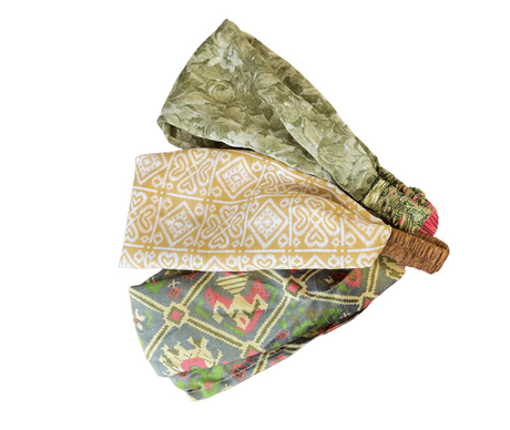 Recycled Sari Silk Headband | 387 SH by US Sherpa - Sumiye Co