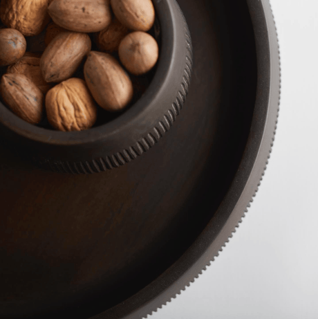 Hand-Carved Mango Wood Large Tray - Sumiye Co