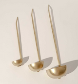 Forge Brass Ladles Assorted - Set of 3