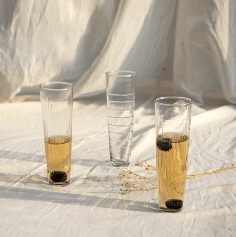 Etched Flutes Set of 6 - Sumiye Co