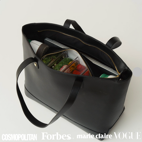 The Tote - Black | Designer Lunch Bags & Totes - Sumiye Co