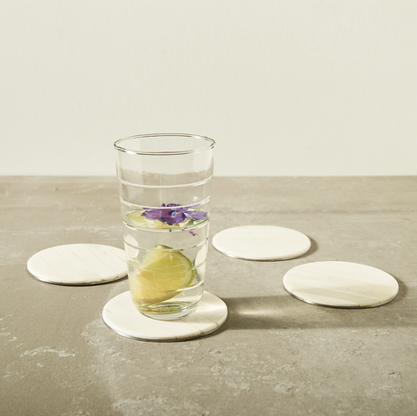 Etched Tall Glasses Set of 6 - Sumiye Co