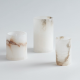 Alabaster Tall Votive