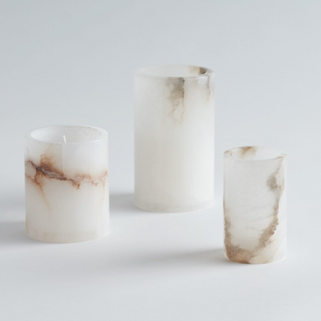 Alabaster Tall Votive