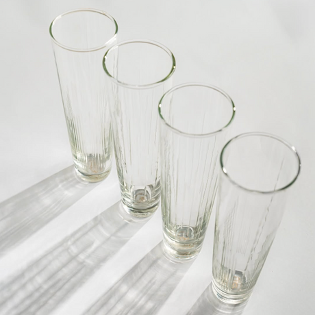 Etched Flutes Set of 6 - Sumiye Co