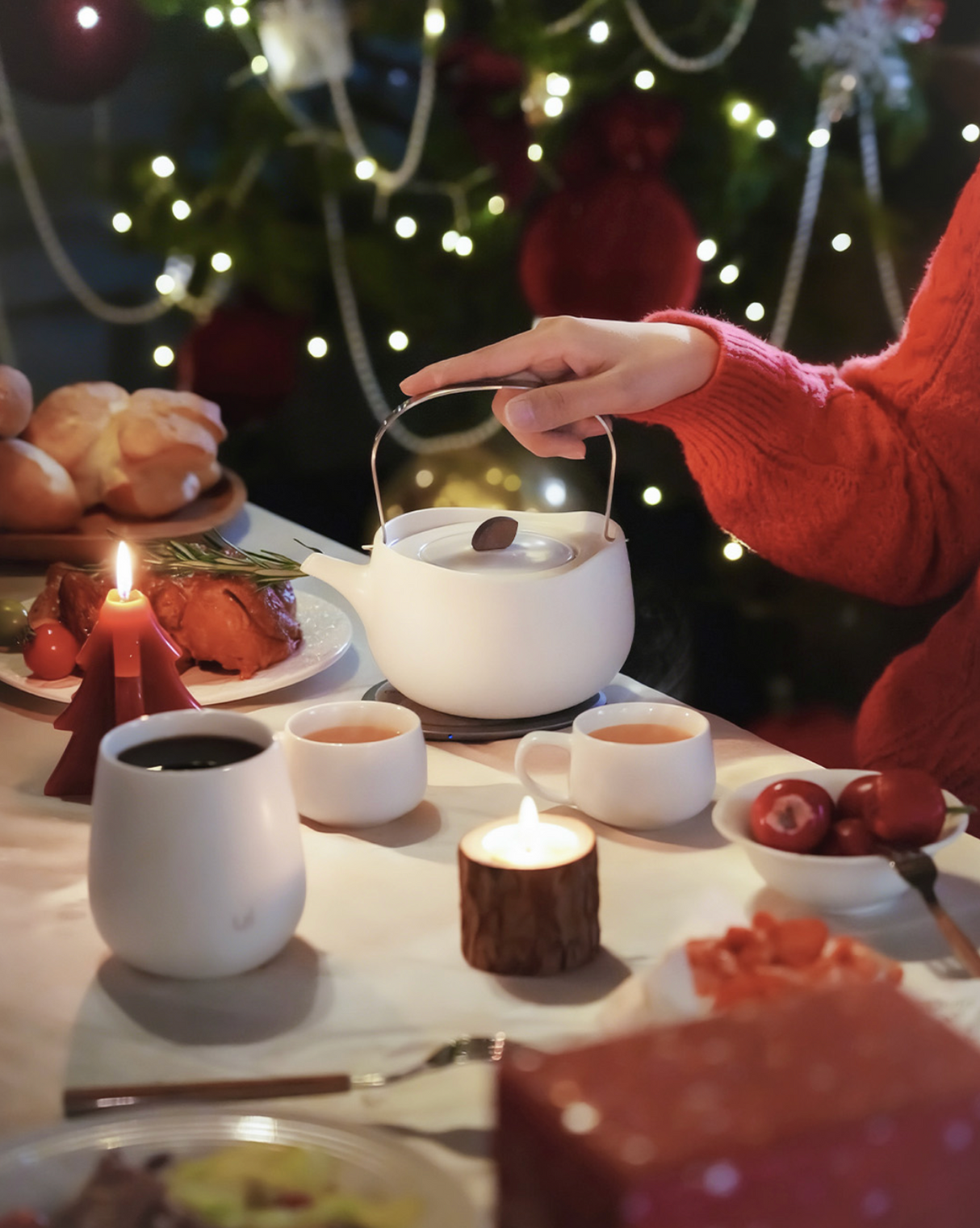 Leiph Self-heating Teapot Bundle Set