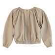 Recycled Ruffle Jacket - Beige - Sumiye Co