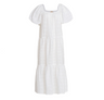 Dress Dotted Plaid Cotton - Off White - Sumiye Co