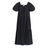 Rosemary Cotton Prairie Dress Black - Sumiye Co