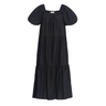 Rosemary Cotton Prairie Dress Black - Sumiye Co