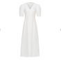 Olympia Embroidered Cotton Dress - Sumiye Co