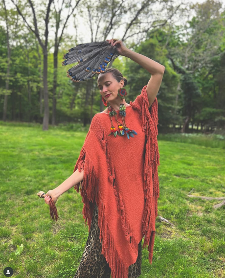 Lace Fringe Manta - Sumiye Co