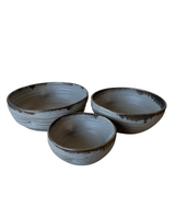 Luna Nesting Bowls | Farmhouse Style Stoneware Clay - Sumiye Co