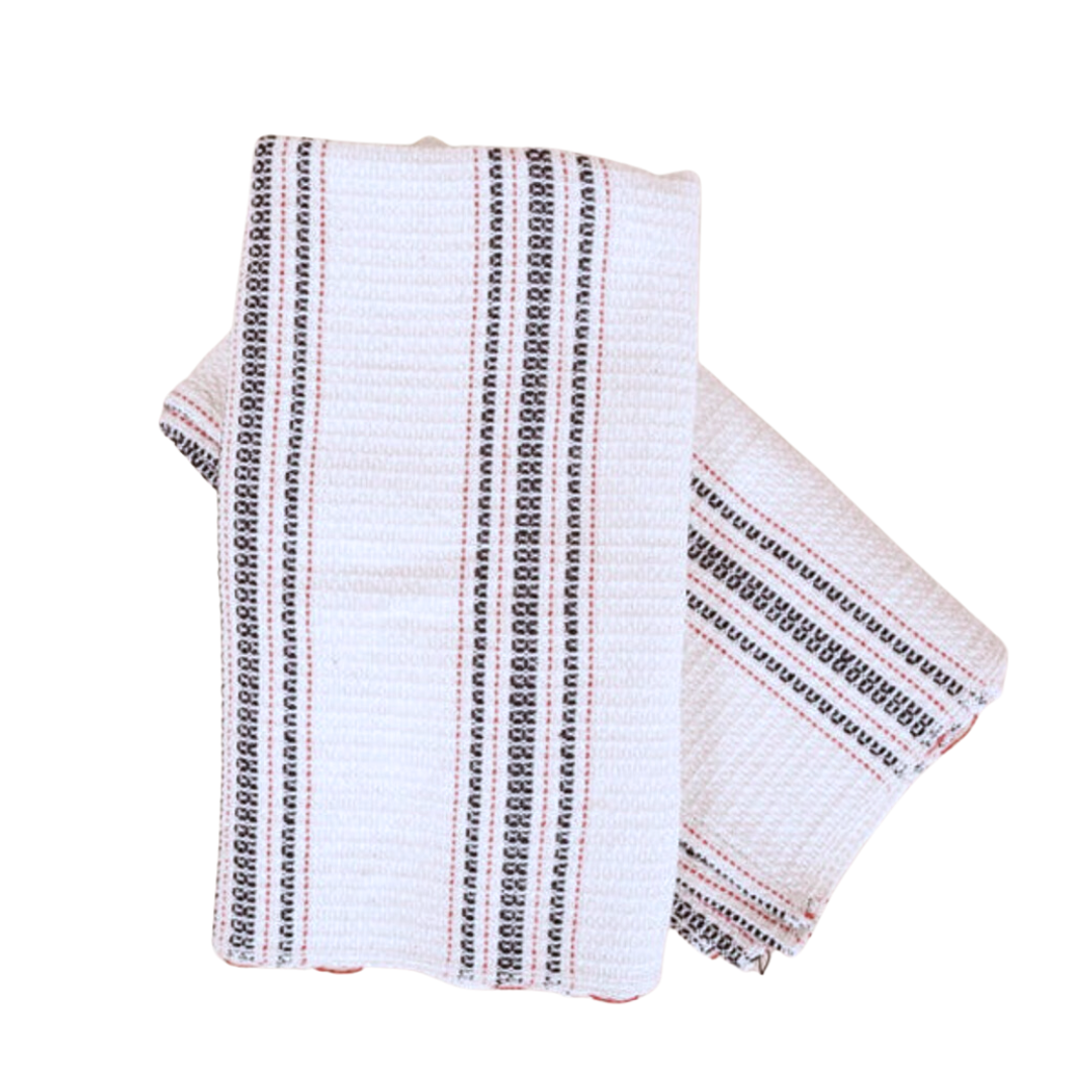 Mistari Striped Tea Towel 16 x 24" -  100% Organic Cotton | Kenya Handloom