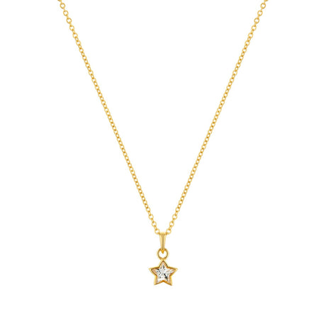 Divine Star Gold plated sterling silver Necklace-0
