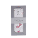 Playful Kitty Bamboo Muslin Swaddle-0