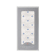 Baby Swaddle | Bamboo Muslin - Periwinkle Diamond Polka Dot -0