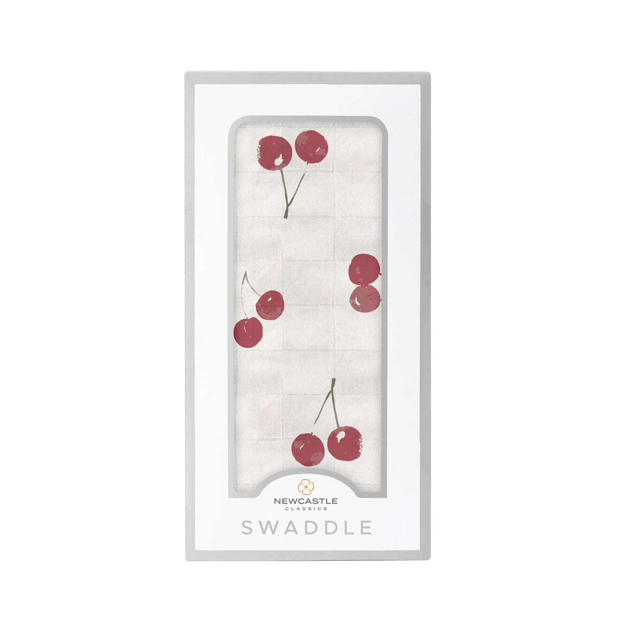 Sweetheart Cherry Bamboo Swaddle-0