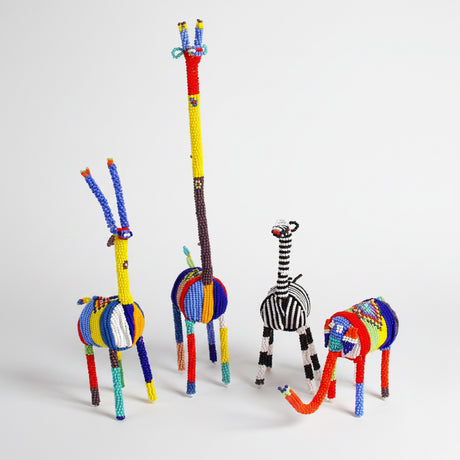 Small Beaded Zebra - Multicolor - Sumiye Co