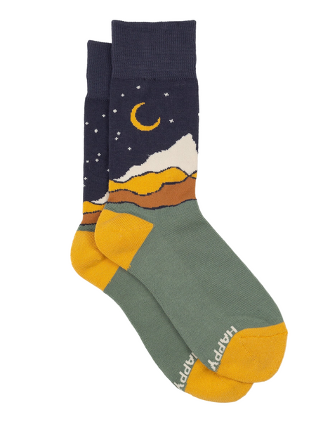 Starry Mountain Socks | Organic Cotton Comfort - Sumiye Co