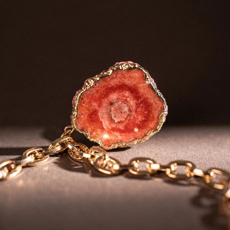 Statement Necklace with Natural Agate Phoebe`s  