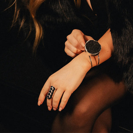 Gemstone Real Stones Statement Ring by Phoebe`s - Sumiye Co