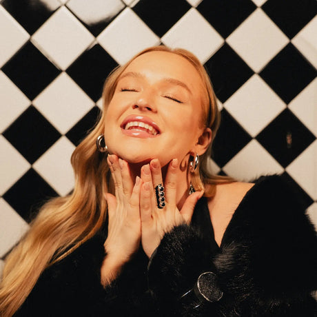 Gemstone Real Stones Statement Ring by Phoebe`s - Sumiye Co