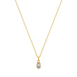 Enigma Gold plated sterling silver Necklace-0