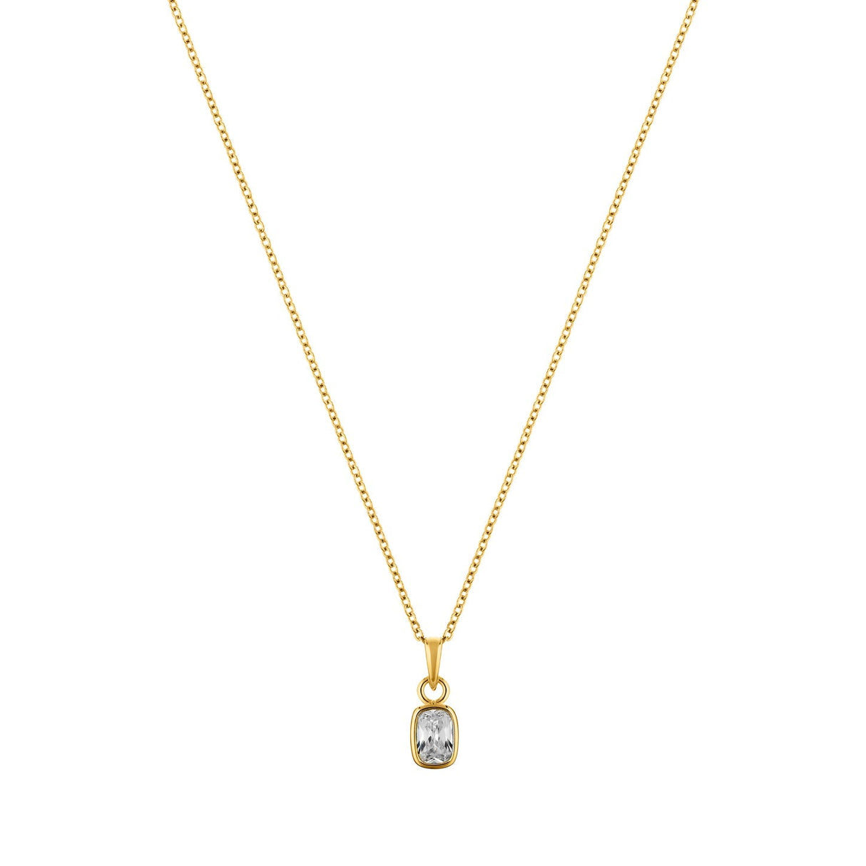 Enigma Gold plated sterling silver Necklace-0