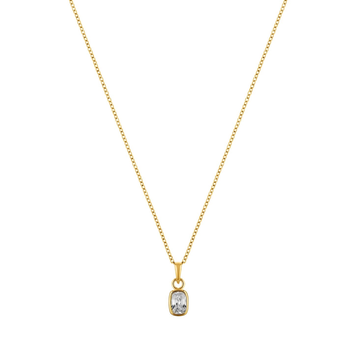 Enigma Gold plated sterling silver Necklace-0