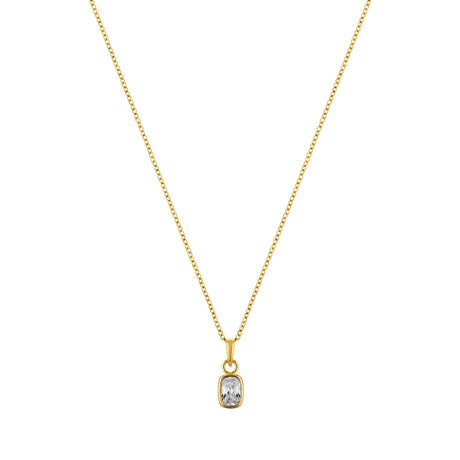 Enigma Gold plated sterling silver Necklace-0
