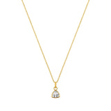 Infinity Gold plated sterling silver Necklace-0