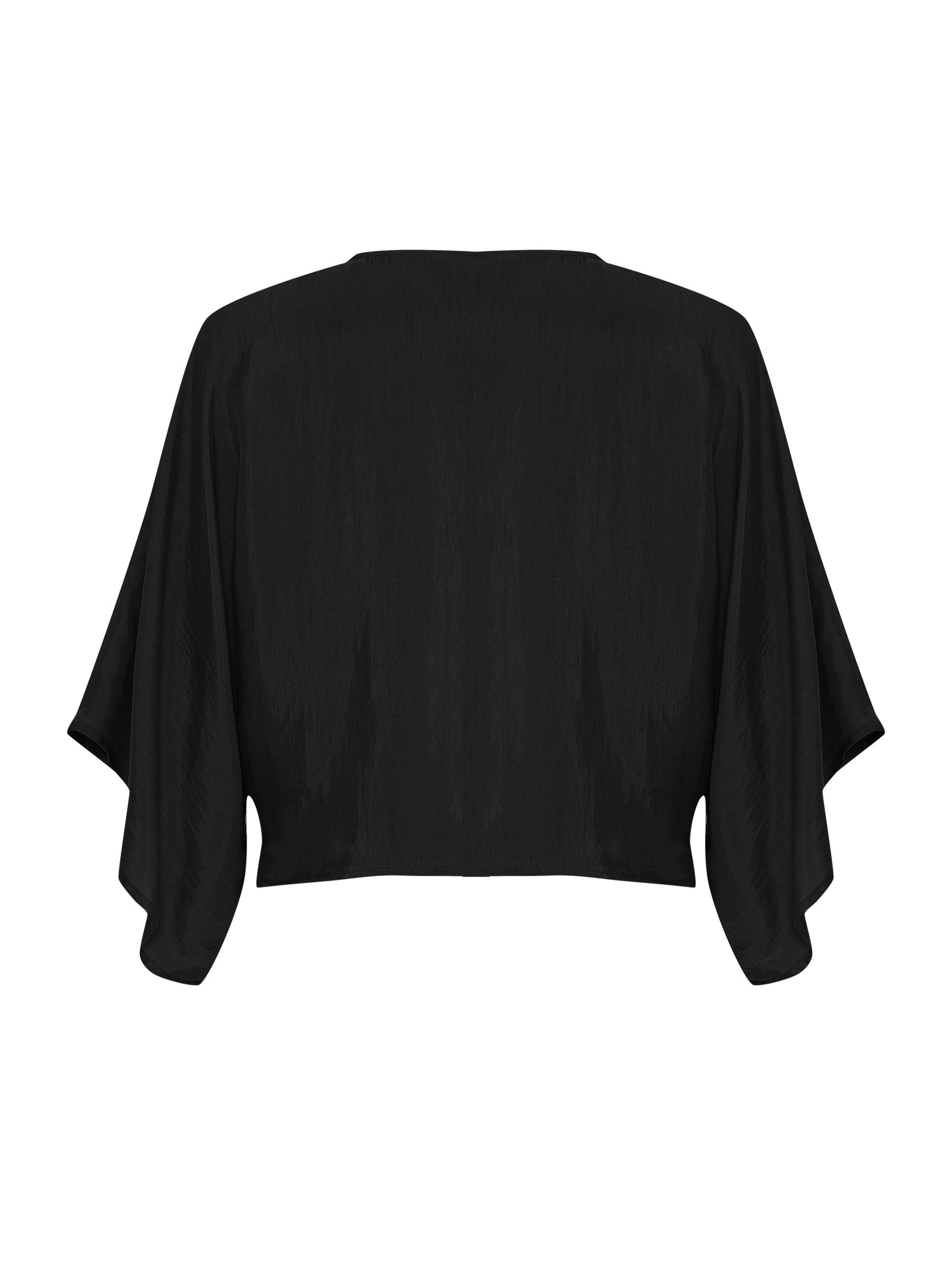 Lucid Knot Top - Black - Sumiye Co