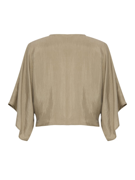 Lucid Knot Top - Khaki Green - Sumiye Co