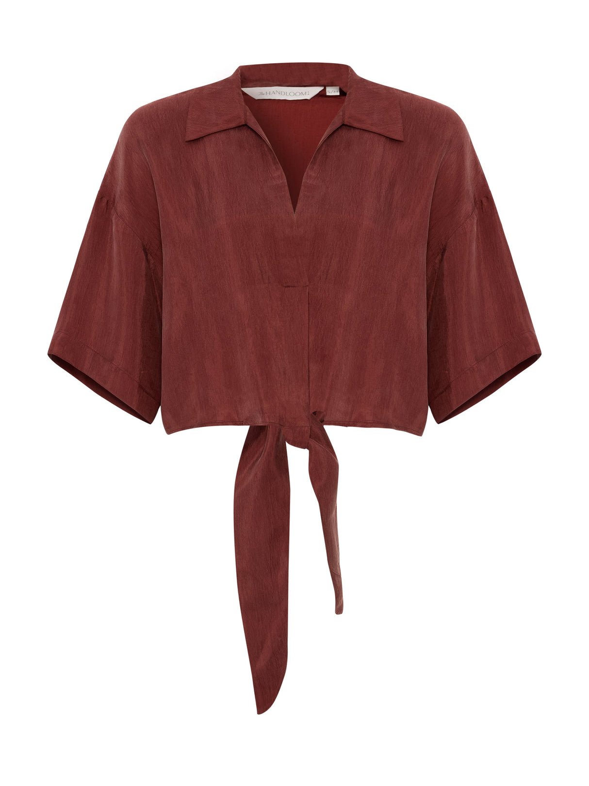 Lucid Tie Shirt - Burgundy - Sumiye Co