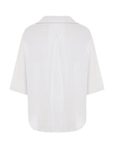 Kaya Boyfriend Shirt - White - Sumiye Co