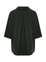 Kaya Boyfriend Shirt - Charcoal - Sumiye Co