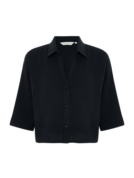 Aura Mini Shirt - Black - Sumiye Co