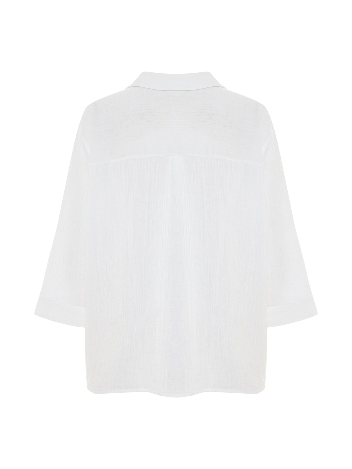 Aura Maxi Shirt - White - Sumiye Co